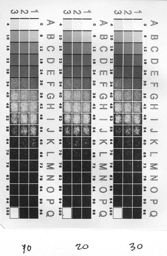 Epson 3880 black level test print