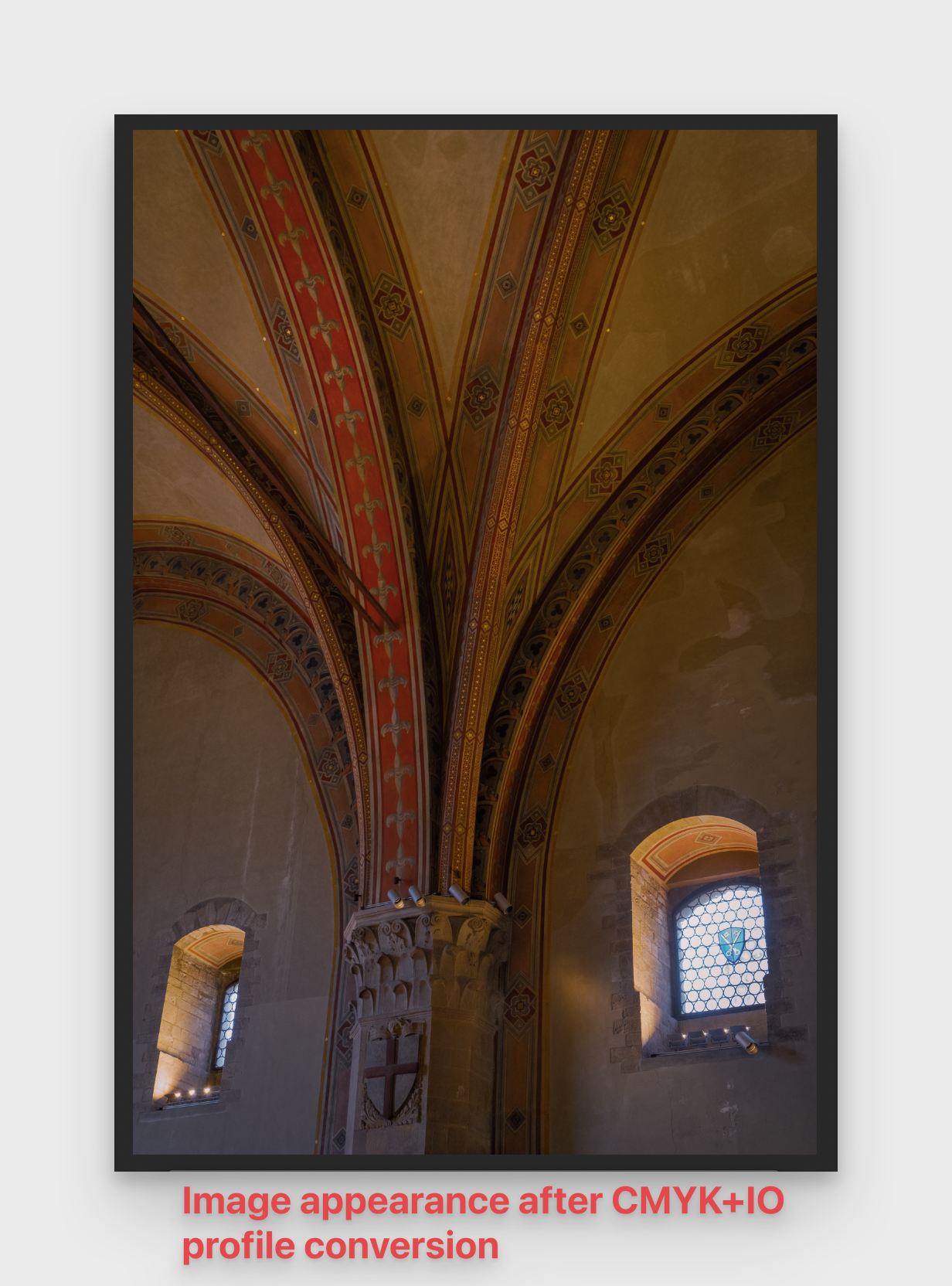 Converted file appearance