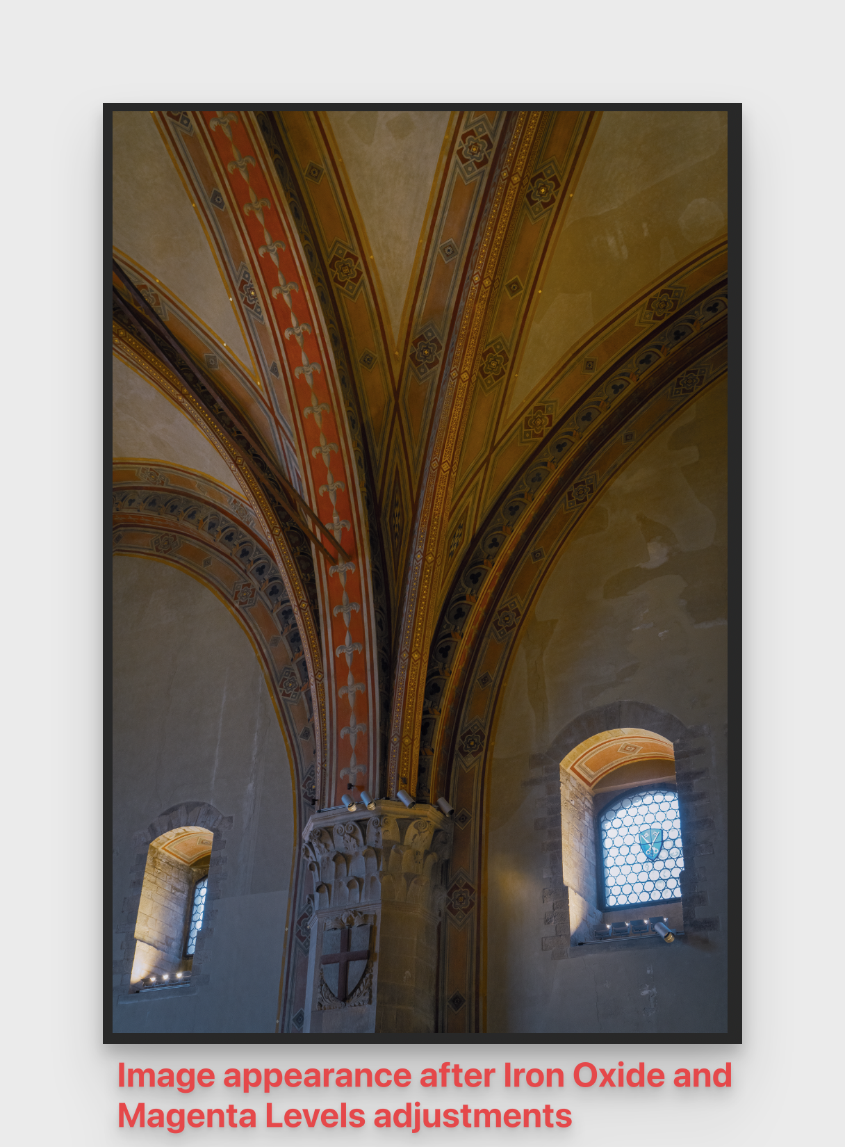 Final appearance after editing the channels